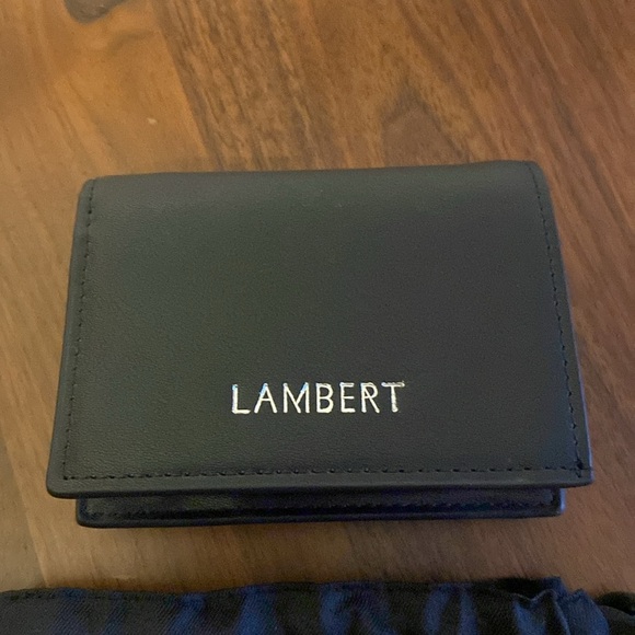 LAMBERT - black leather wallet - new! - Picture 2 of 4